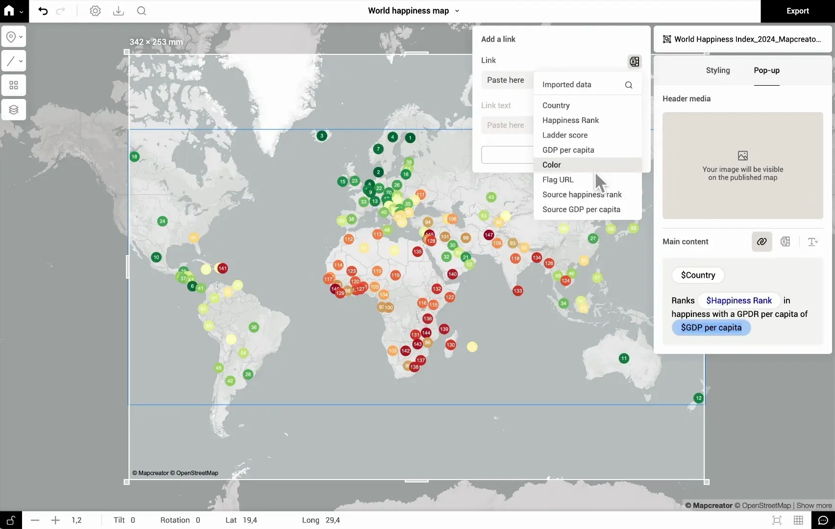 Advanced Geospatial Editor & Map Tools