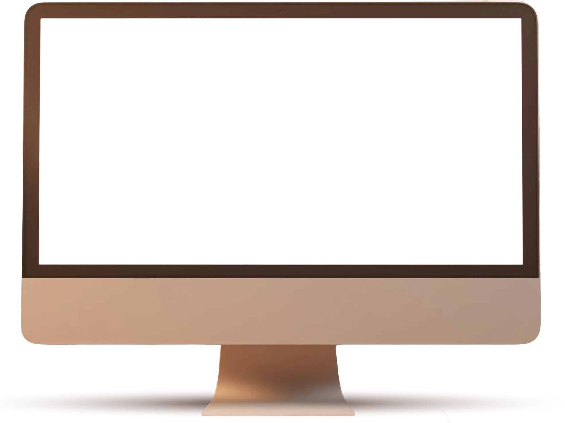 Laptop mockup with projects